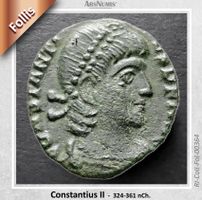 Antike römische Münze / Constantius II / 4. Jh. nCh.