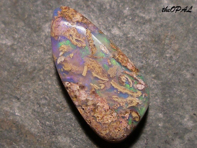 Pietre preziose: theOPAL *** BOULDER PIPE OPAL 4,84ct (Australien) *** – Nuovo e nell'imballaggio originale da Ebnat-Kappel venduto da theOPAL 5