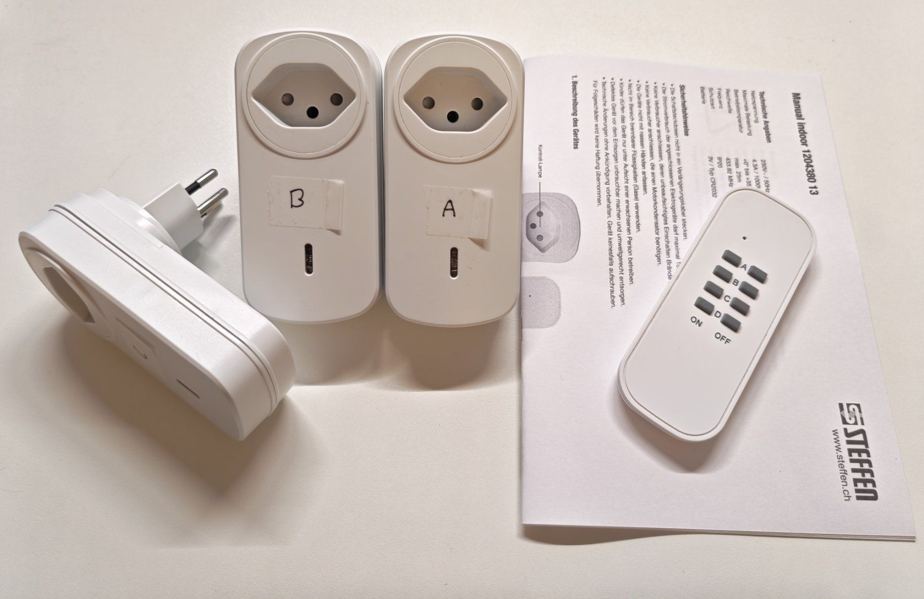 Stecker: Funk-Zwischenstecker - Steffen Power Remote Funkset – Gebraucht aus Liestal von Kratzilla