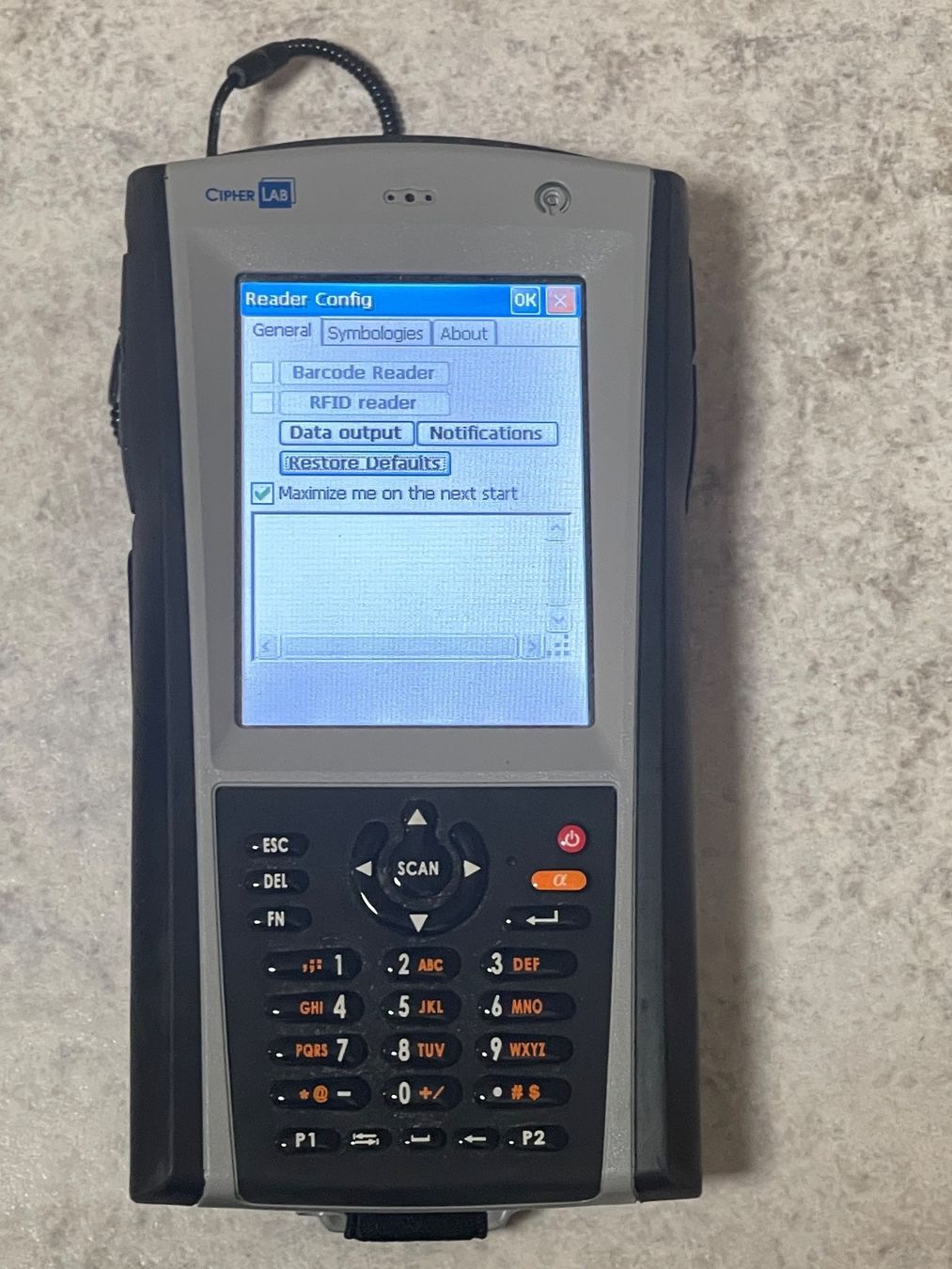 Scanner: 2 Stück Cipher Lab Barcode-Scanner – Defekt aus Kaiseraugst von  4