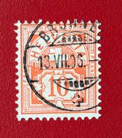 WERTZIFFER 61 VOLLSTEMPEL BRUNNEN SCHWYZ 1906