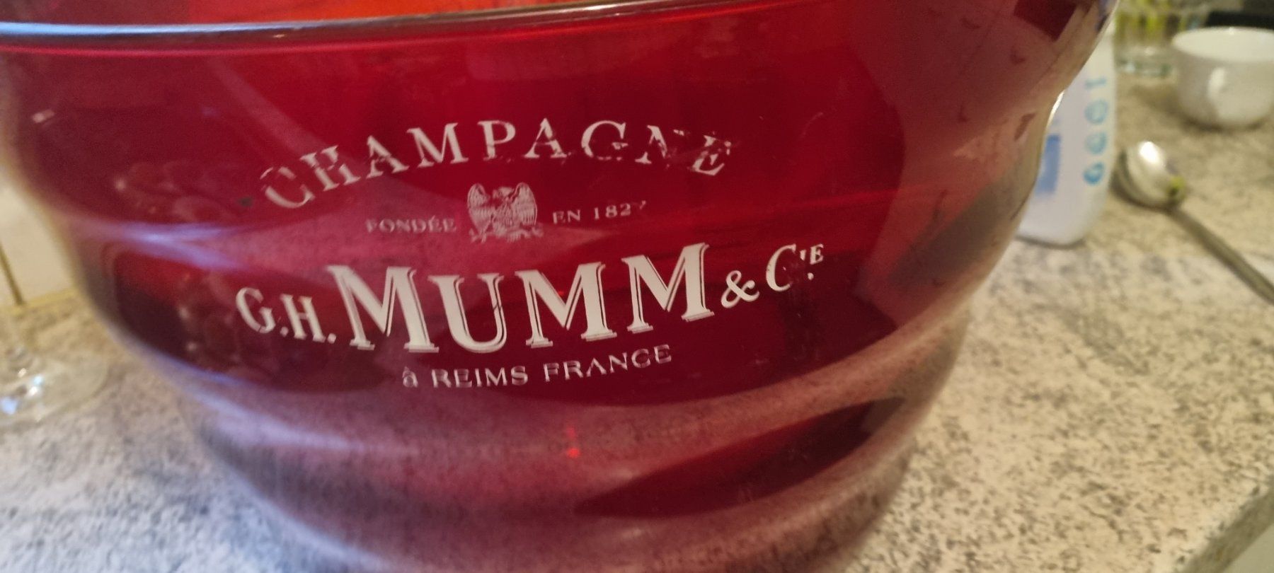 Altro: Champagnerkühler  G. H. MUMM Champagner Eimer / 1970er Jahre – Usato da Basel venduto da Jcva 8