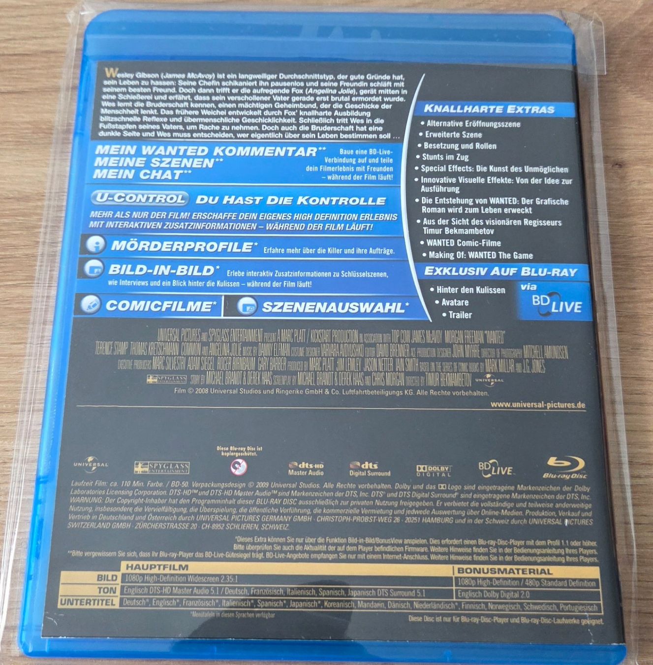 Tutti i DVDs: Wanted – Usato da Sarmenstorf venduto da superfanky 1