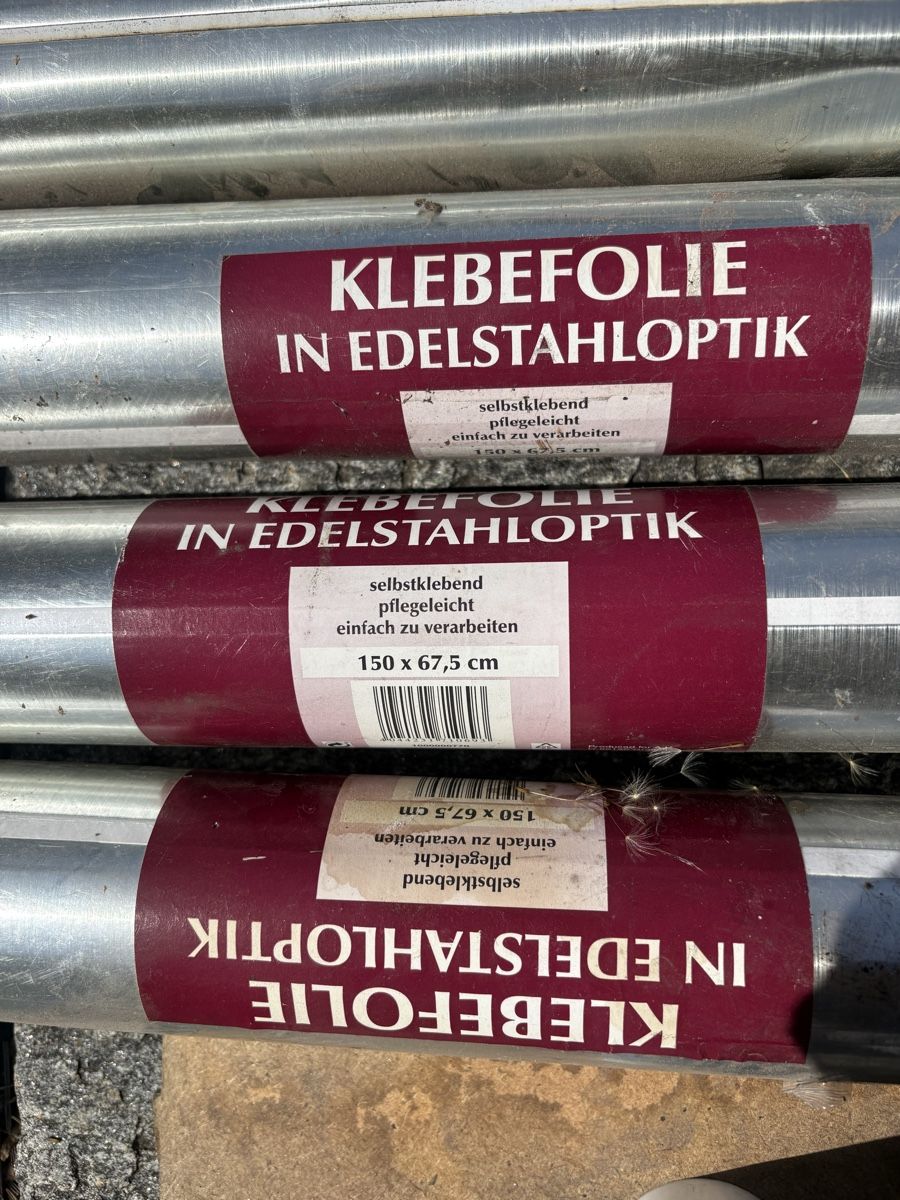 Altro in Decorazioni & Accessori: Klebefolie in EdelstahlOptik  – Usato da Obermumpf venduto da davetattoo