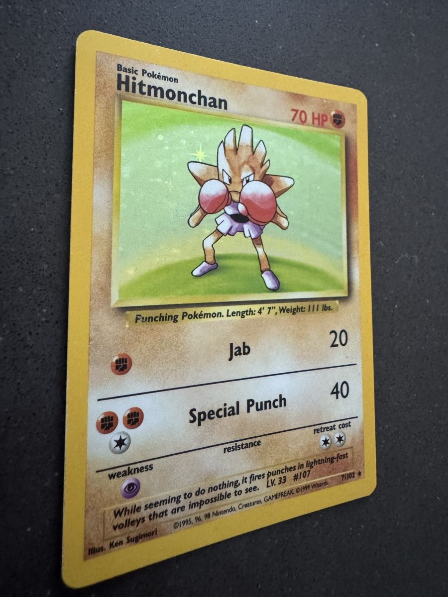 Pokémon Carte collezionabili: Hitmonchan Base Set GD 7/102 - Ab 1 .- – Usato da Cadro venduto da kiks27 1