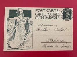 Carte postale UPU -  1909