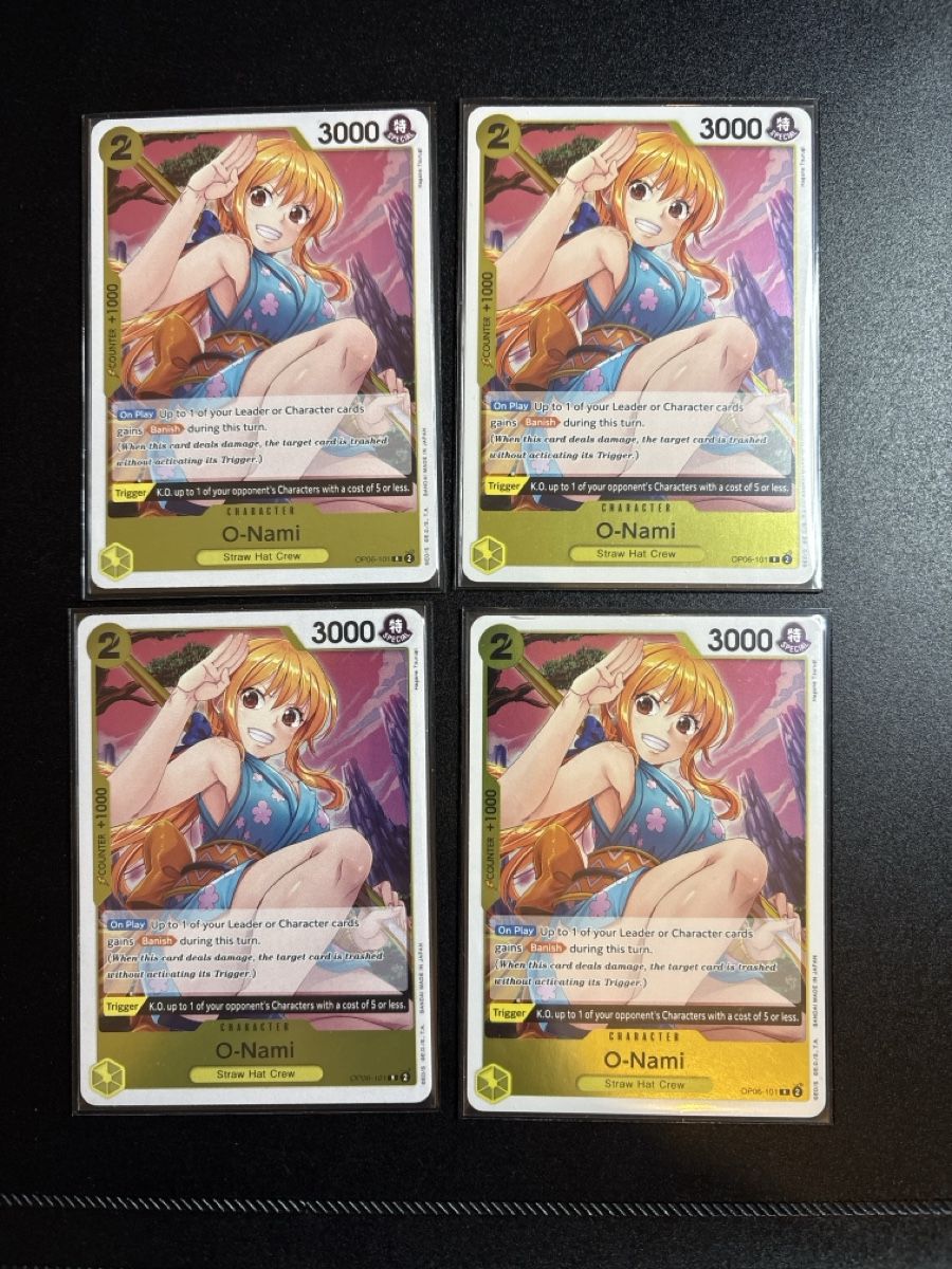 Bandai Carte collezionabili: OPTCG - PlaySet O-Nami OP06-101 ENG – Usato da Pully venduto da DonChepe-1904