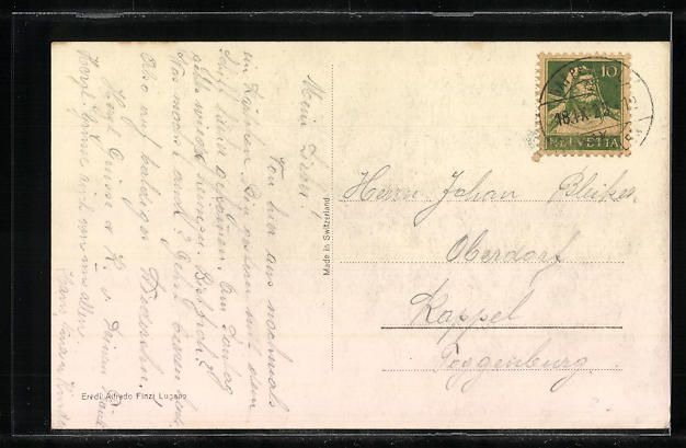 Cartoline postali: Rapperswil, Restaurant Steinbock und Hot – Usato da Berlin venduto da bartko-reher 1