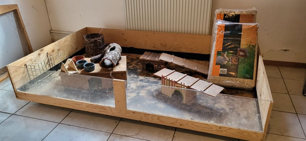 Weidenbrücke 2er Set Für Kleintiere - Flexibles Hamster Zubehör 23x12cm