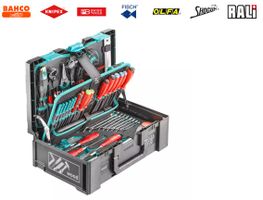 technocraft Metabox Werkzeugkoffer wood Premium 107-tlg.
