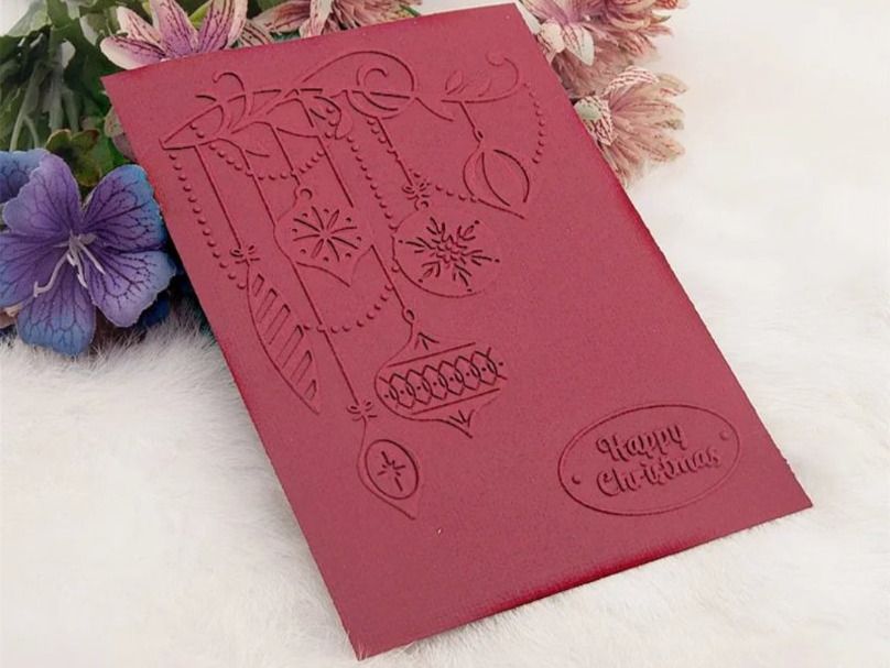 Sizzix Jen Long 3D Prägeschablone Winter Wishes - Für Kartenbasteln Und Scrapbooking