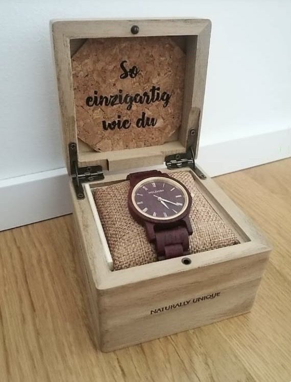Bracciali & Braccialetti: Holzkern Armbanduhr – Nuovo (secondo la descrizione) da Winkel venduto da Zimtguetzli 1