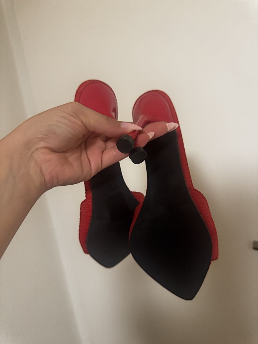 Damenschuhe: Heels rot Grösse 37 – Neu (gemäss Beschreibung) aus Zürich von fat_7ls7 1