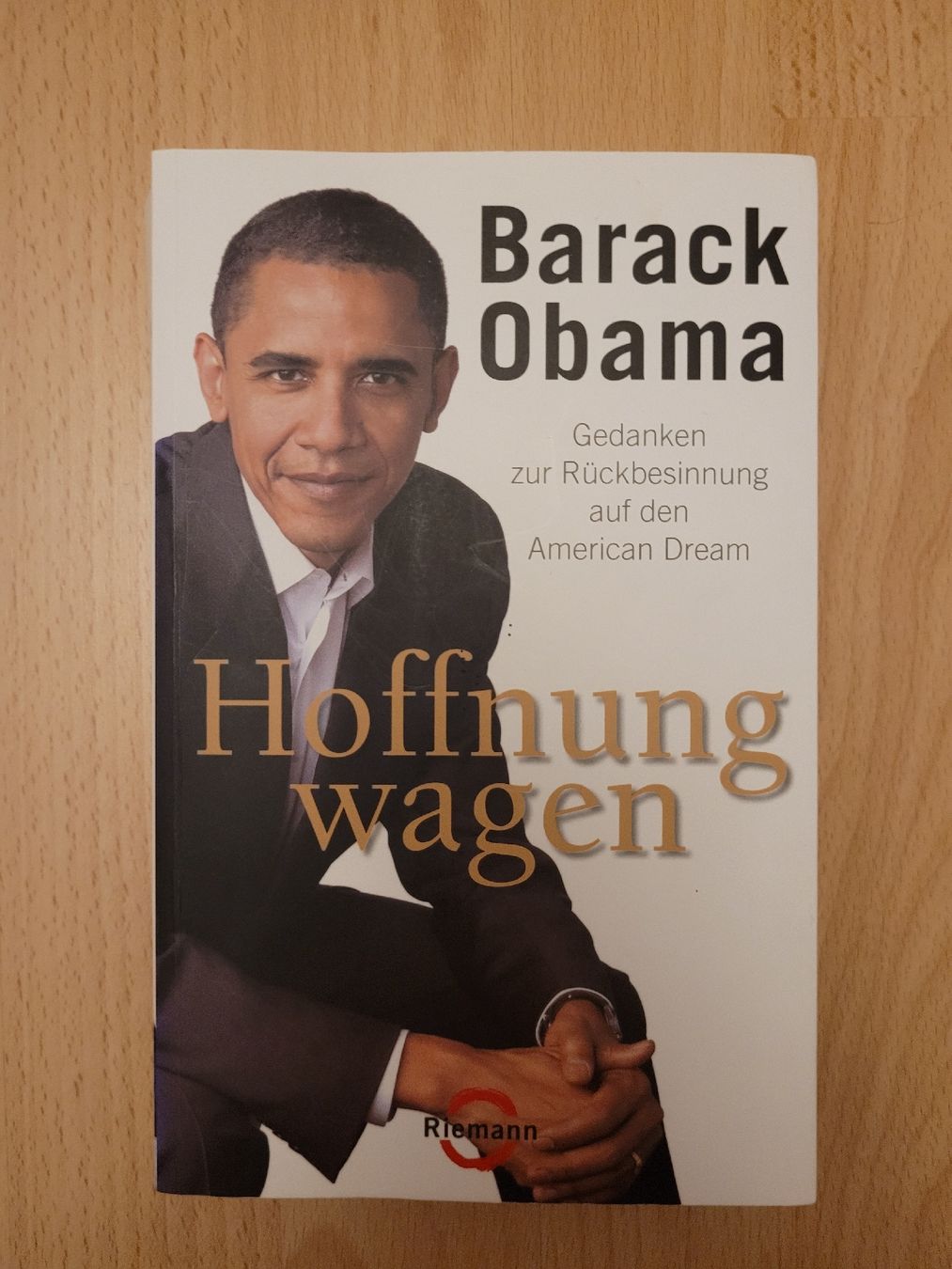 Libri: Barack Obama - Hoffnung wagen - Riemann – Usato da Perlen venduto da Safari_23