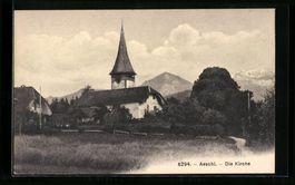 AK Aeschi, Blick zur Kirche