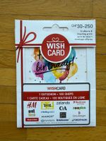 Wishcard Gutschein CHF 80.- neu mit Hülle