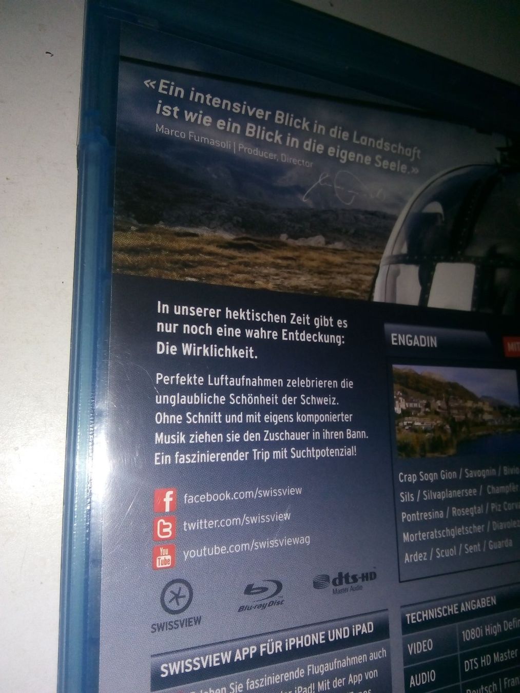Tous les DVDs: Die ultimative Dimension der Schweiz - Engadin   Blu-Ray – D'occasion à St.Gallen par elk2022 3