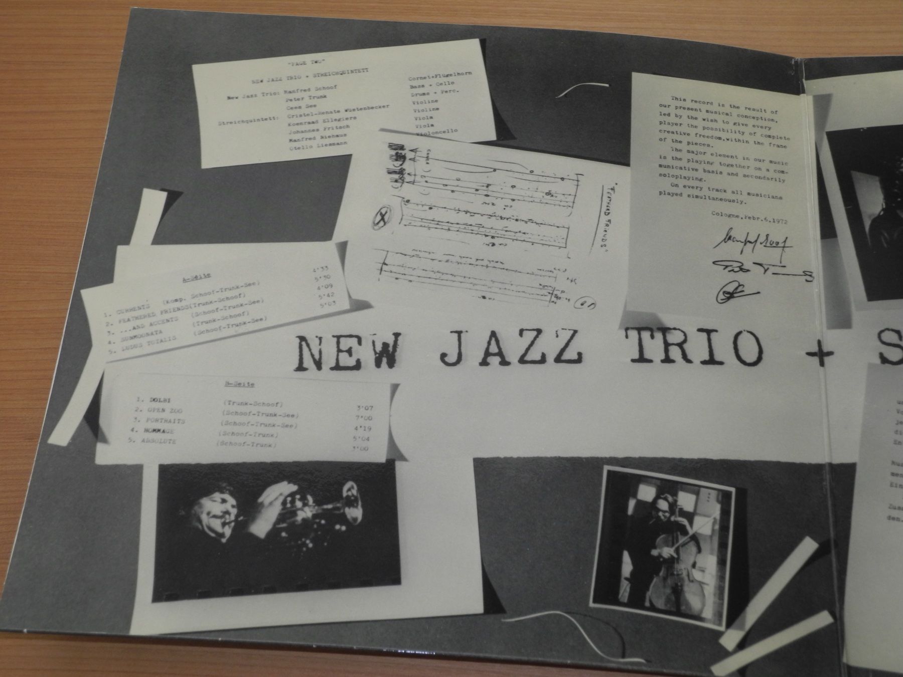 Dischi in vinile: NEW JAZZ TRIO + STREICHQUARTETT: PAGE TWO - MPS – Nuovo (secondo la descrizione) da Fahrwangen venduto da Swirl2 1