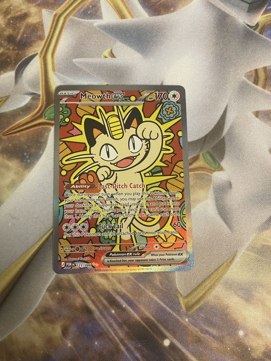 Pokémon Sammelbilder & Trading cards: Pokemon Meowth ex SIR 121 – Gebraucht aus Breitenbach von KithusPokeKingdom
