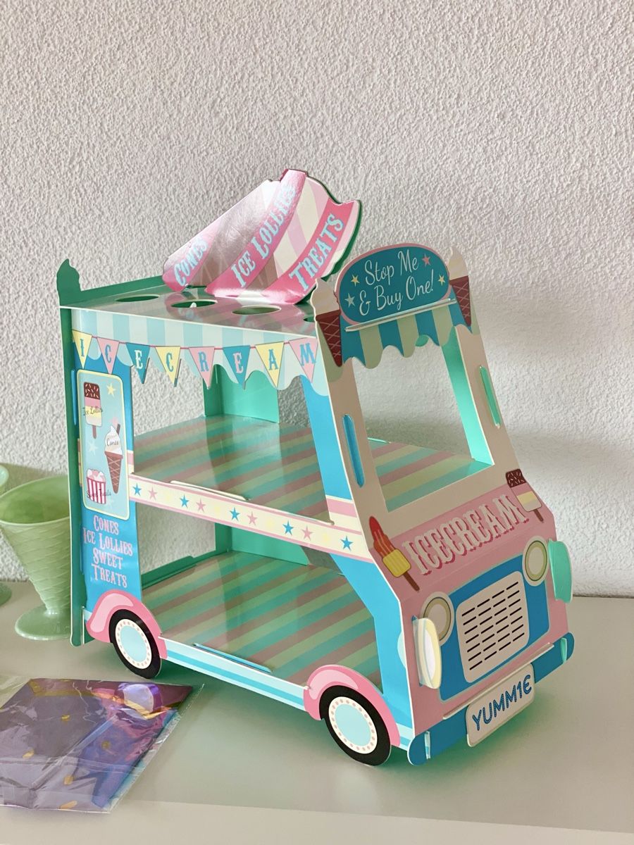 Tutte le decorazioni: Set Eis Party - Glace Party - Geburtstag Kinder – Nuovo (secondo la descrizione) da WEINFELDEN venduto da marygloss 3