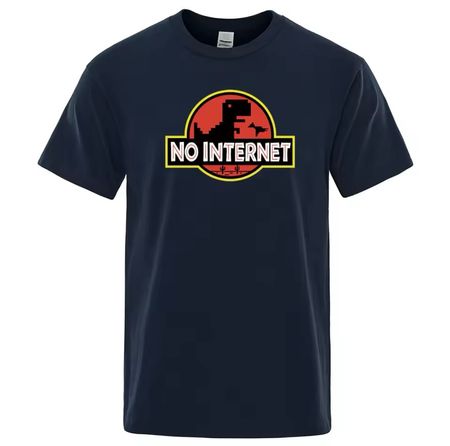 Jurassic Park Fun Shirt - L - No Internet —> NEU!