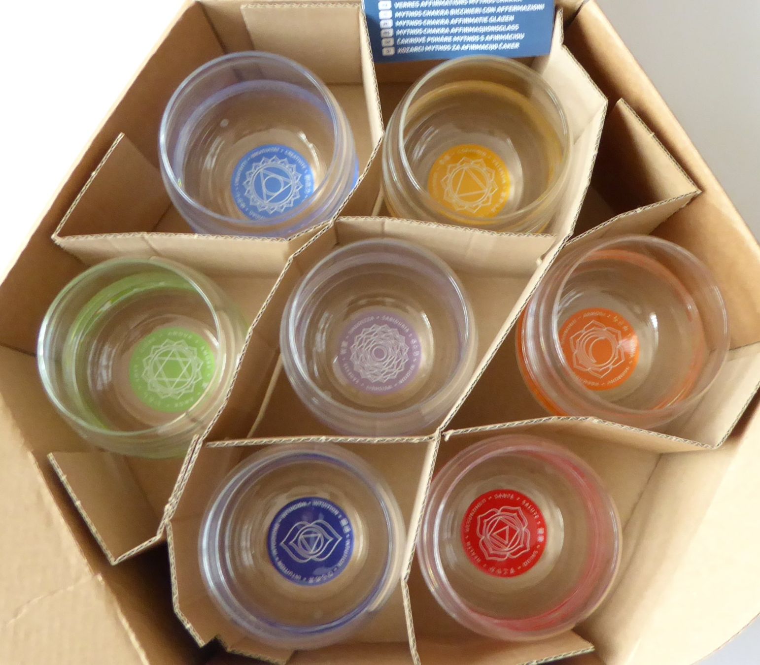Bicchieri: TC Mythos Becher - Chakra Set – Nuovo e nell'imballaggio originale da Mauren venduto da Yeelen 1