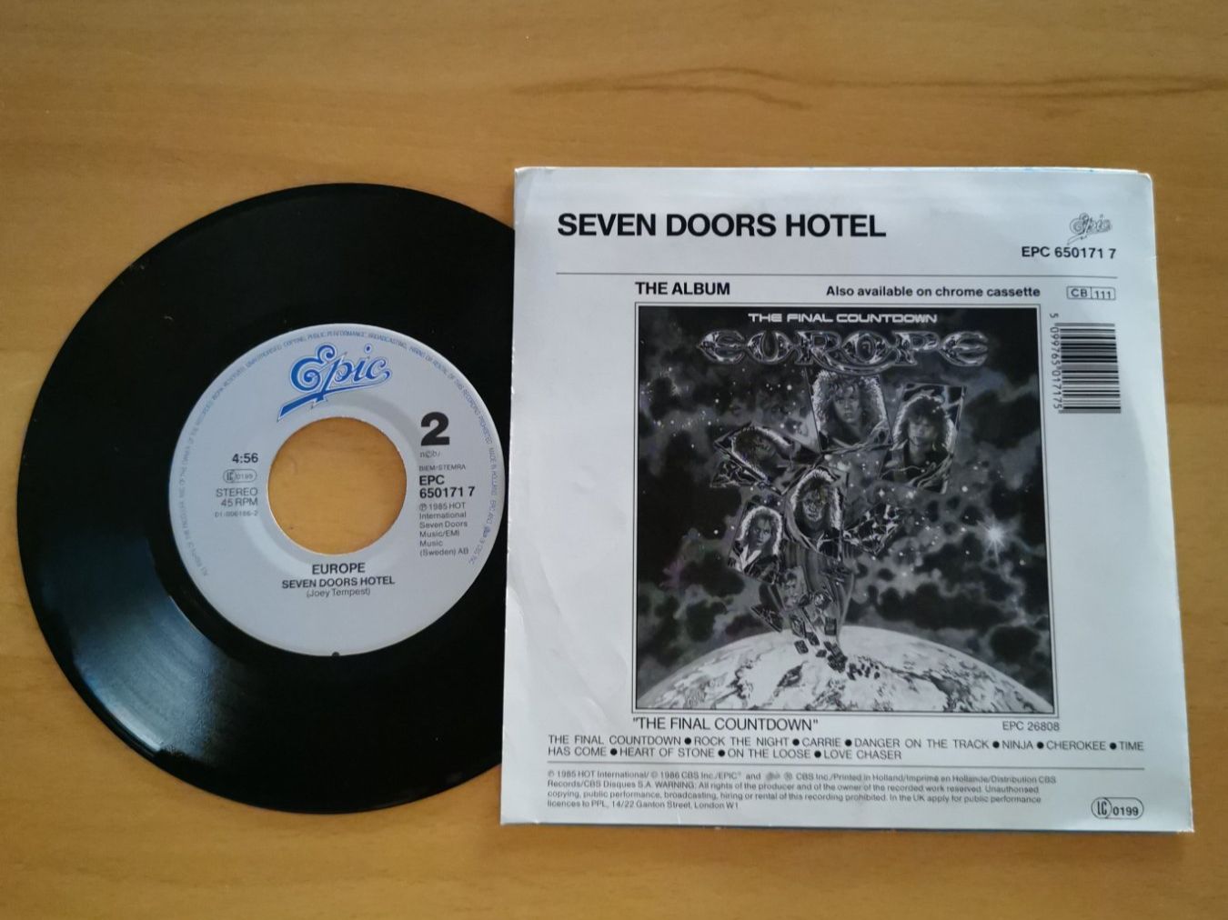Dischi in vinile: Europe - Rock The Night - Single Schallplatte – Usato da St.Gallen venduto da Tamal0204 1