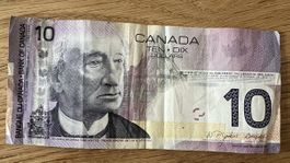 Kanadische 10 Dollar Note, Sammlerstück, Top Zustand!