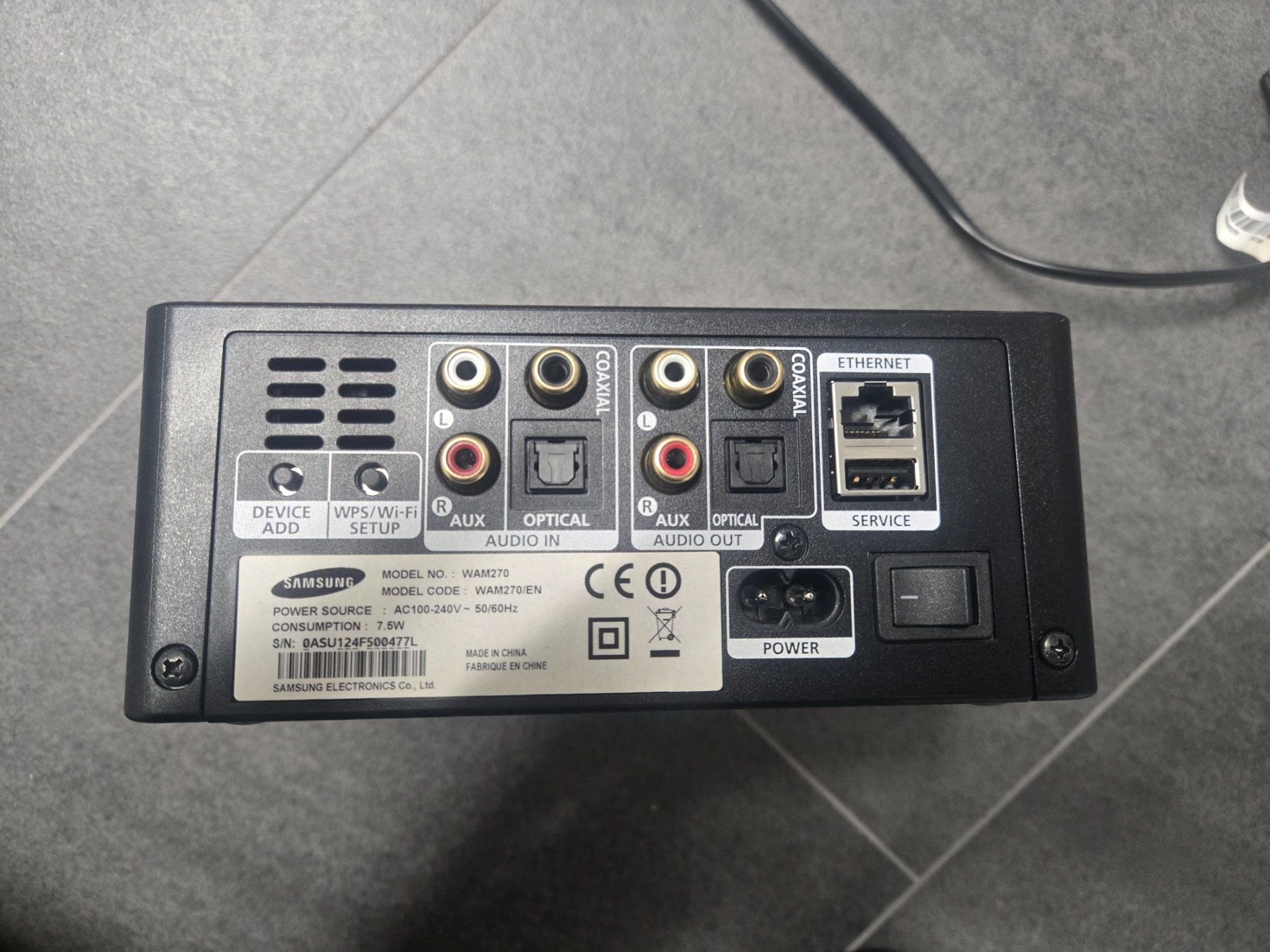 Samsung Unità & Adattatore: Samsung WAM270 – Multiroom Adapter / Link Mate – Usato da Buochs venduto da ribidavid 2