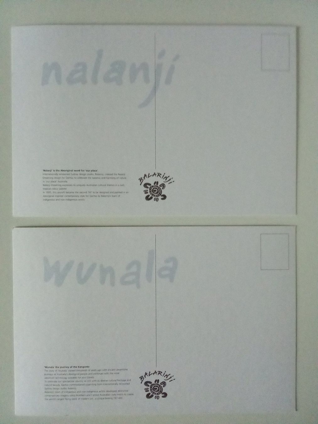 Cartoline postali: Aviatik 2 rare Ansichtskarten Qantas Boeing B 747 – Nuovo (secondo la descrizione) da Bilten venduto da Bora3 2