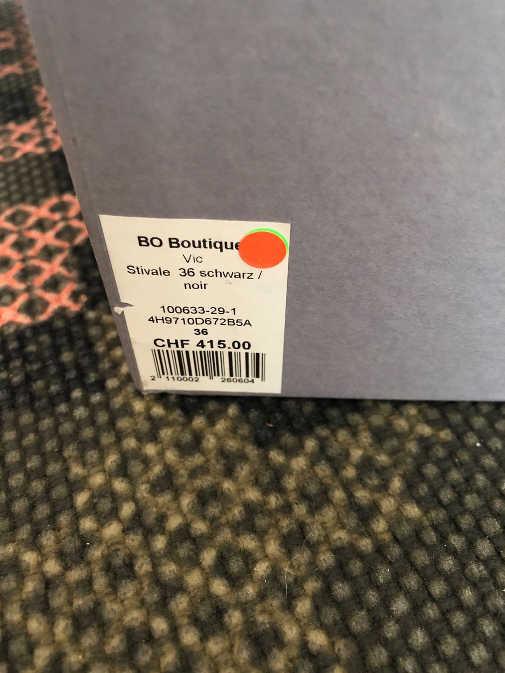 Vic Matié Scarpe da uomo: Bottes en cuir noir, pointure 36 – Nuovo e nell'imballaggio originale da Biel/Bienne venduto da Lianumi 9