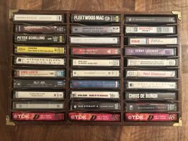 Kassetten Sammlung Rock/Pop 30 Stck.