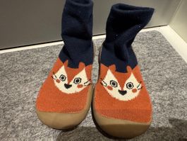 Fuchssocken Finken Lauflernschuhe Orange Gr 24- 25 Wie Neu