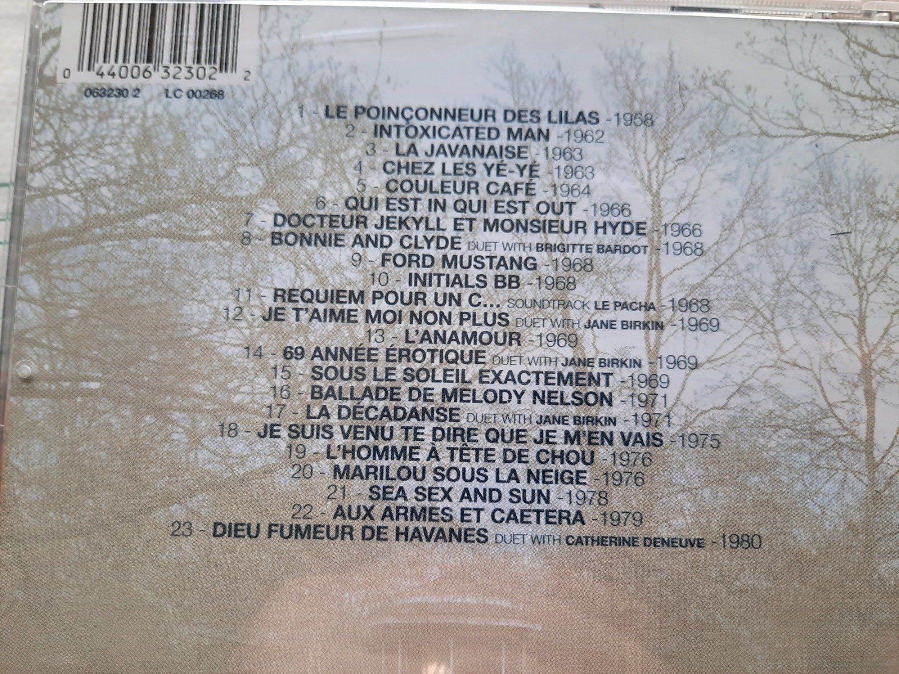 CD: CD Serge Gainsbourg - Initials SG – Usato da Pully venduto da bro_n52j 2
