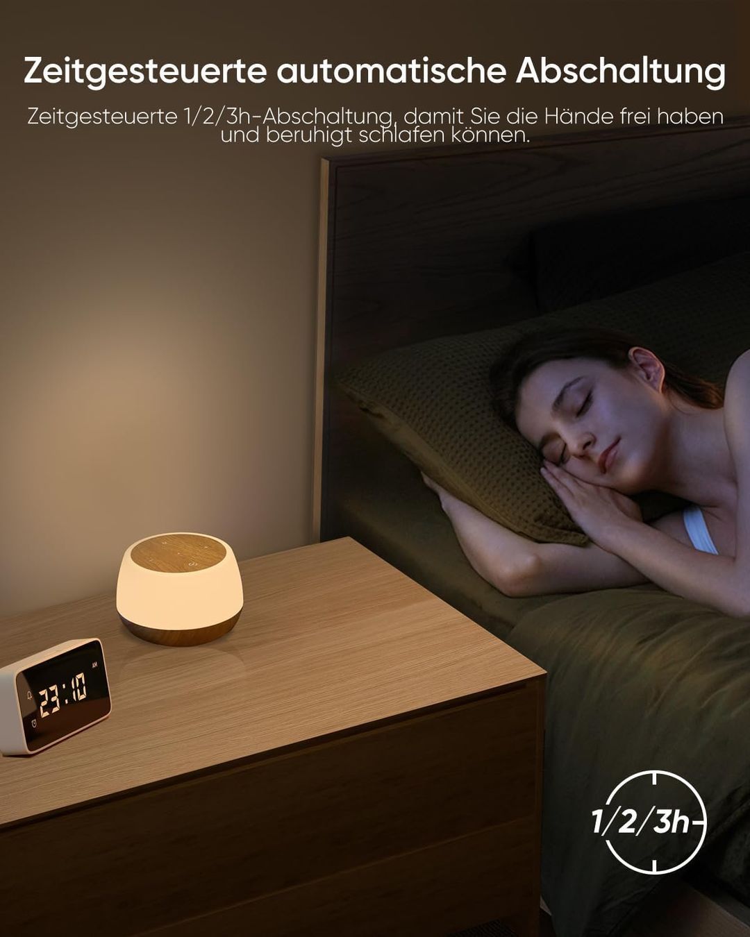 Lampade: 2x LED Nachttischlampe Touch dimmbar mit RGB – Nuovo e nell'imballaggio originale da Nuglar venduto da SmartLiving24 4