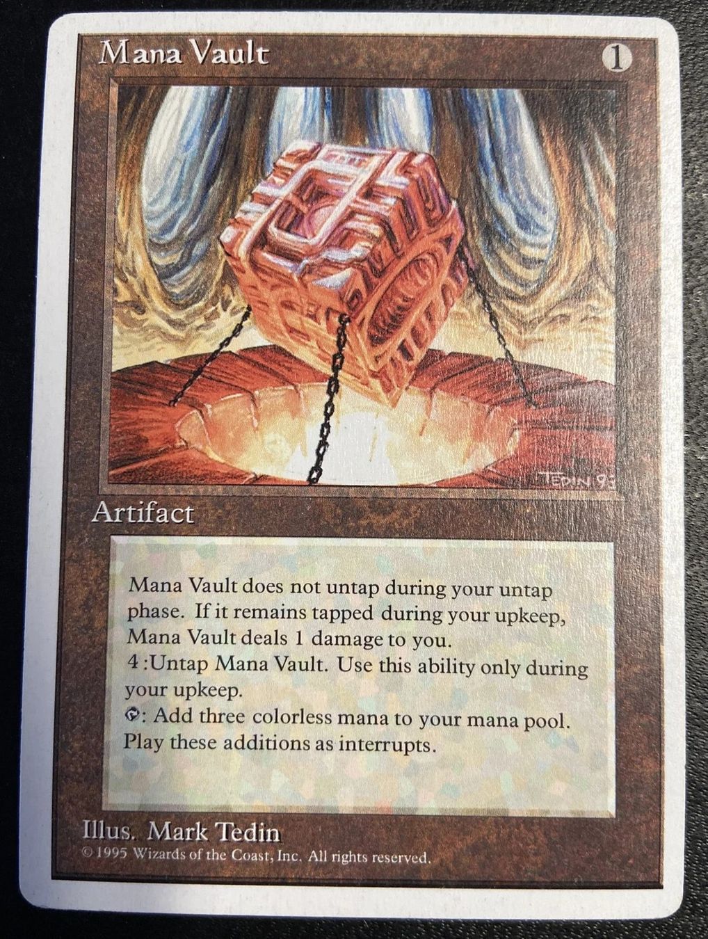 Magic The Gathering Carte collezionabili: Mana Vault - 4th Edition - MtG - EN – Usato da Bolligen venduto da Gurkenfeld