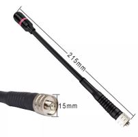 Amateurfunk Dual Band Antenne 144/430 Mhz mit grüner Led