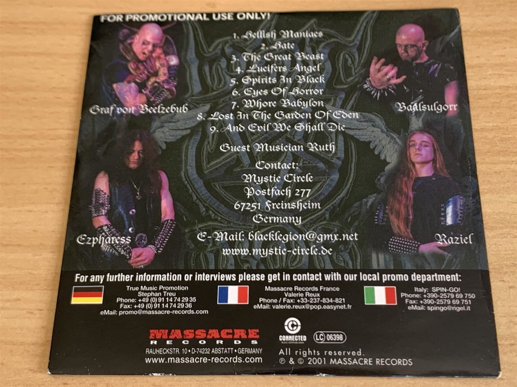 CDs: Mystic Circle – The Great Beast – Gebraucht aus Rikon im Tösstal von Alpenmutz 1