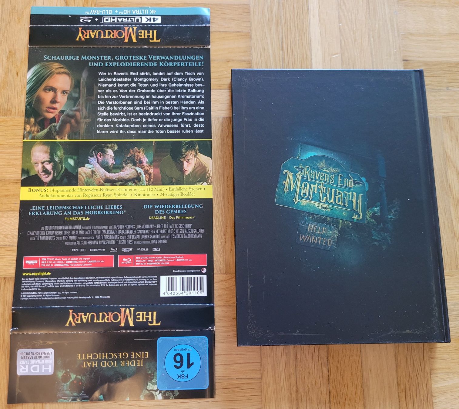 Tutti i DVDs: THE MORTUARY - LIM.MEDIABOOK 4K UHD + BLU-RAY – Usato da Arbon venduto da Wizle 1