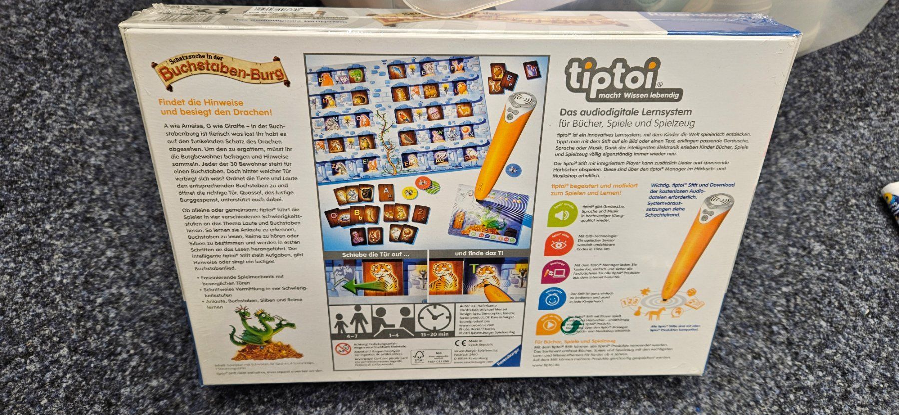 Tiptoi Spiele: Tiptoi Lernspiel Buchstabenburg, NEU ovp – Neu und originalverpackt aus Balgach von silvia2030 1