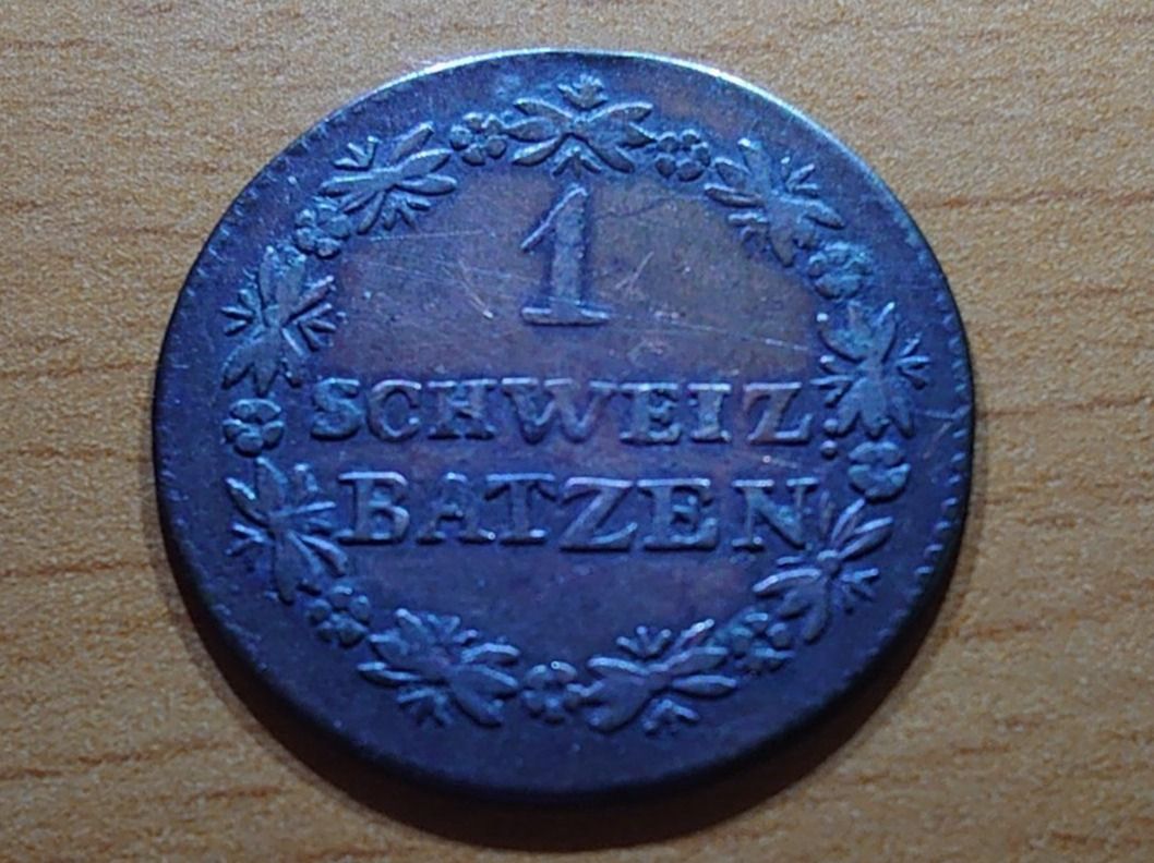Tutti le monete: Graubünden: 1 Batzen 1826 – Usato da Pfungen venduto da Aguti77 1