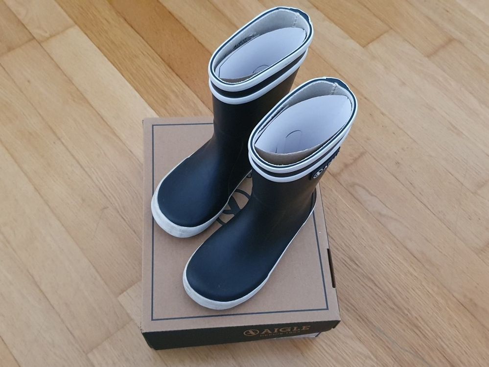 Aigle Uniseks kinderen Woody-Pop Fur 2 regenlaarzen, 2931 Trooper Blue, 36 EU