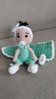 Handmade Crochet Baby Doll with Blanket, New Gift 🎁🪡 16cm