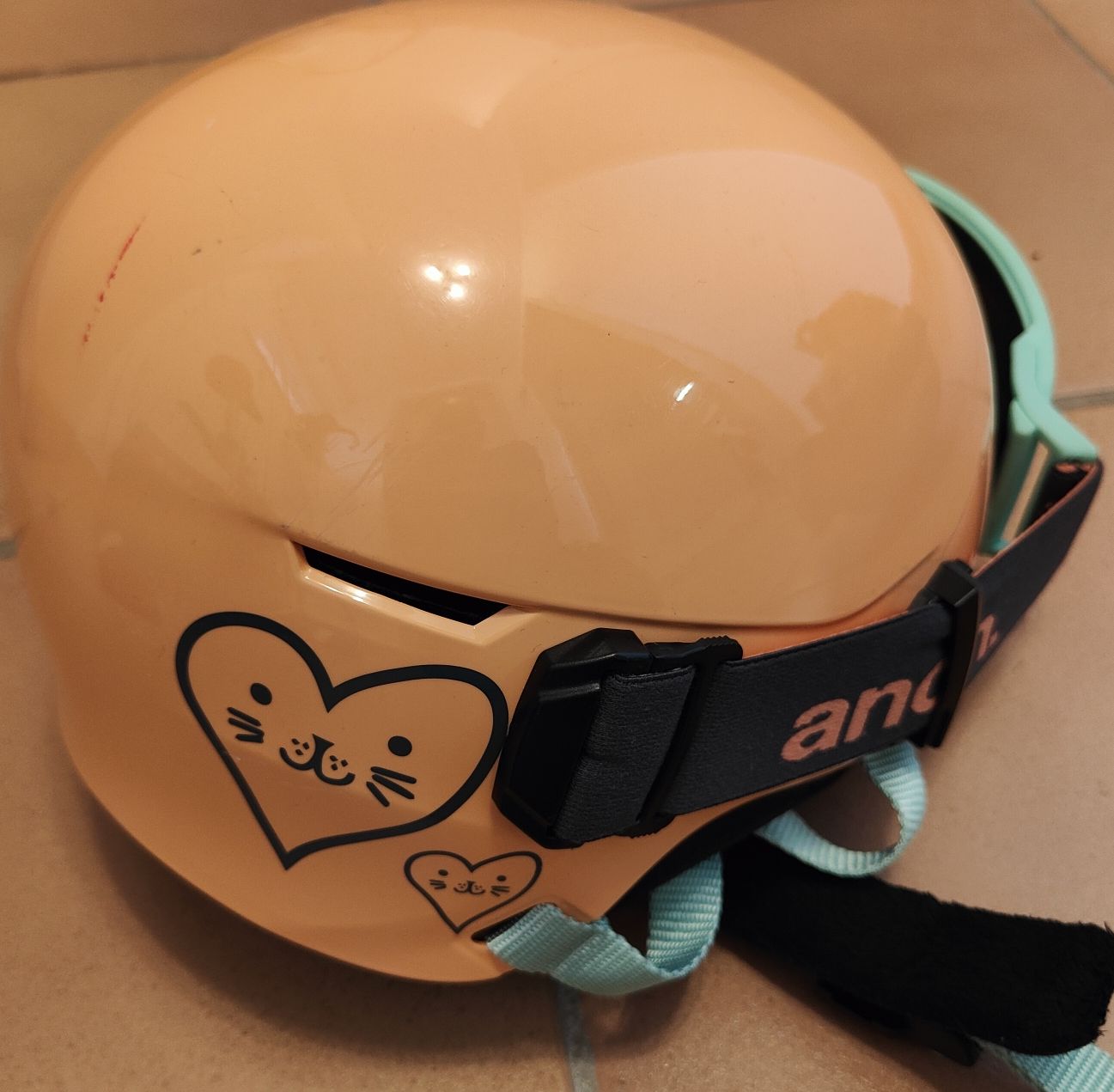 Caschi: Anon Skihelm orange Grösse 52-55 – Usato da Montlingen venduto da Rippy 1