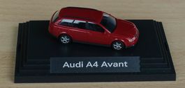 Audi A4 Avant 3.0 quattro, amulettrot. M 1:87. Busch.