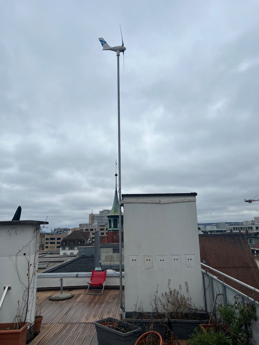 Dispositivi a energia solare: Windrad 12V komplett System – Usato da Zürich venduto da SuterB79 1