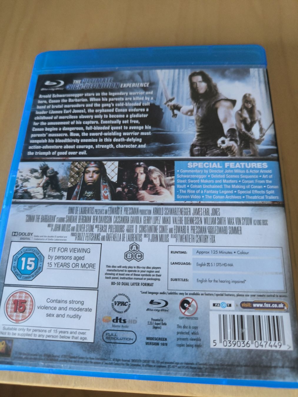 Tous les DVDs: Conan the Barbarian Blu Ray UK Version – Neuf (Voir description) à Zürich par kev_pbg7 1