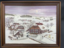 Winterbild Appenzell von W. Boss, 