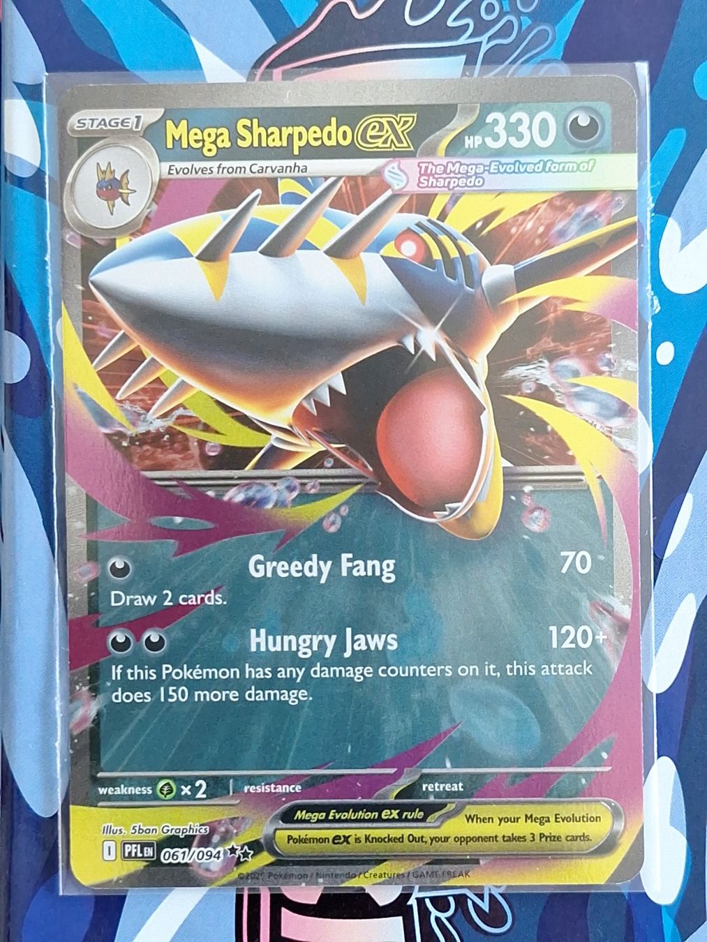 Pokémon Sammelbilder & Trading cards: Mega Sharpedo ex - #14 – Gebraucht aus Altstätten SG von GGsGameshop