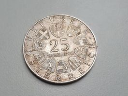 🇦🇹 Austria 25 Schilling 1972 Ziehrer Silver 13g .800